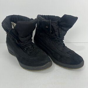 Blondo Sport Winter Boots Waterproof Women's Size 9.5 EU 40 Black Heel ~2in